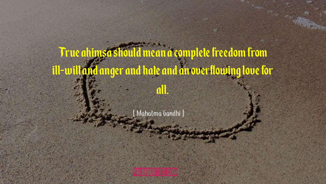 Ahimsa quotes by Mahatma Gandhi