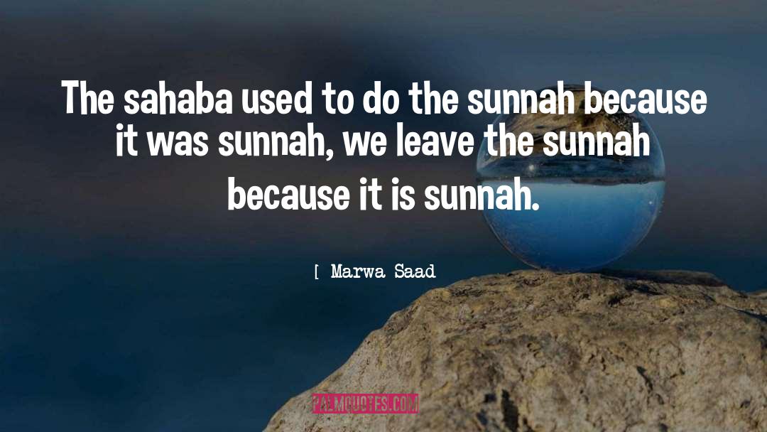 Ahlus Sunnah quotes by Marwa Saad