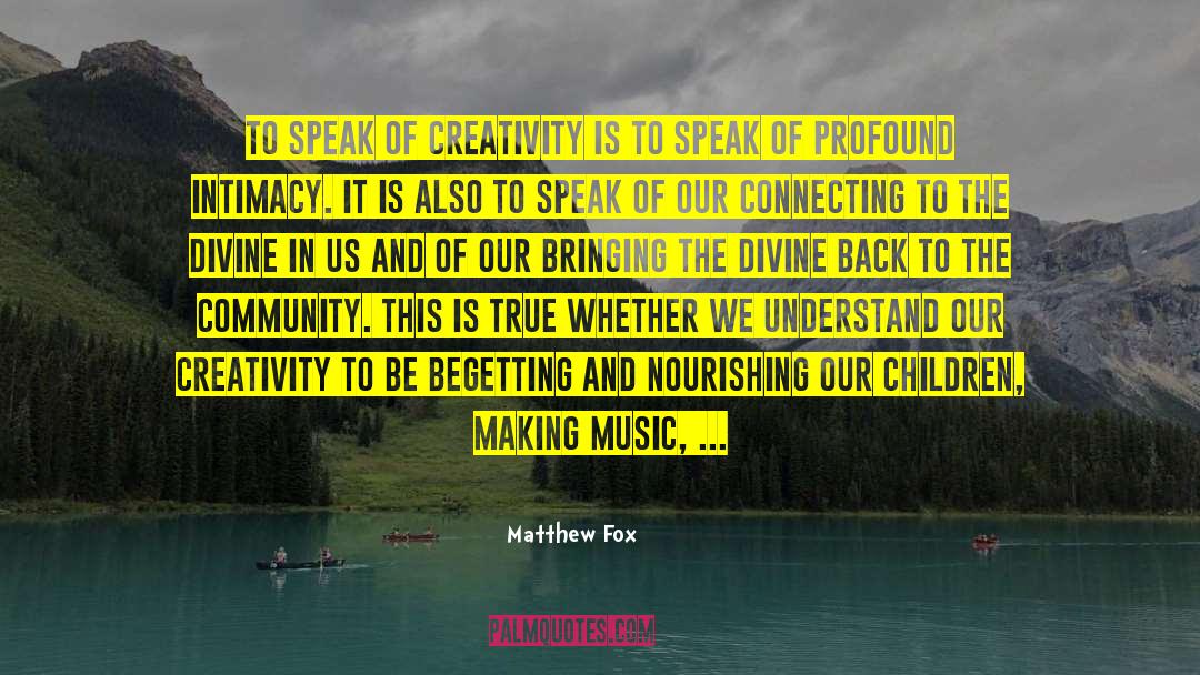 Ahrens Fox quotes by Matthew Fox