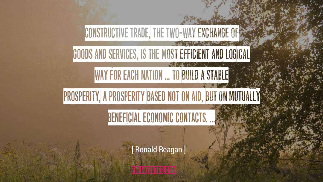 Aid quotes by Ronald Reagan