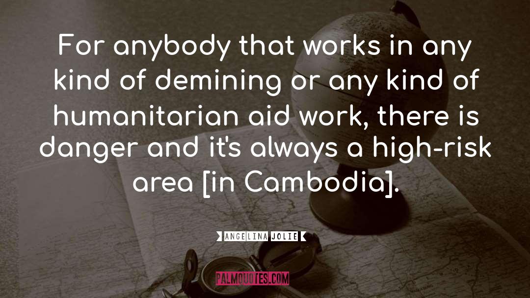 Aid Work quotes by Angelina Jolie