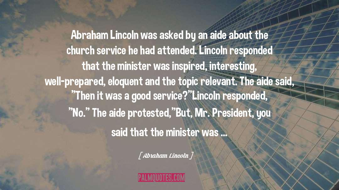 Aide quotes by Abraham Lincoln