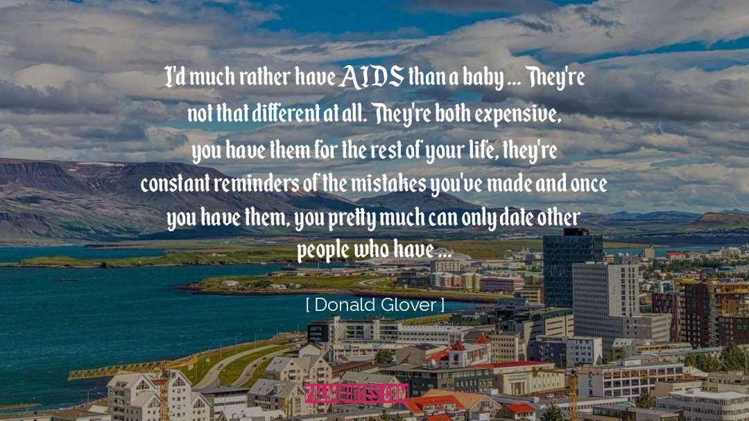 Aids quotes by Donald Glover