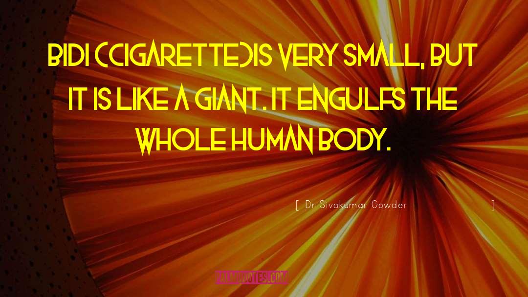 Aigner Cigarette quotes by Dr Sivakumar Gowder