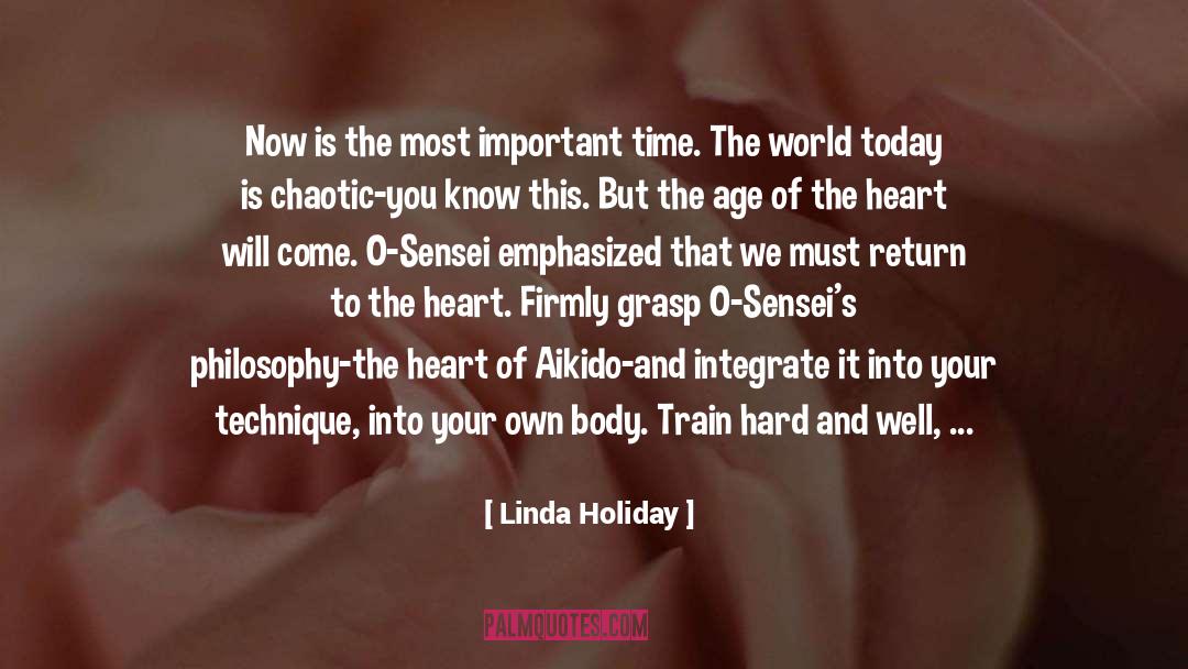 Aikido quotes by Linda Holiday