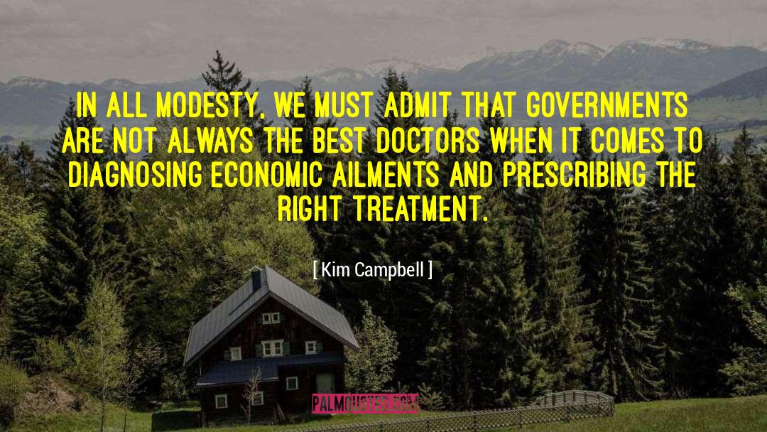 Ailments quotes by Kim Campbell