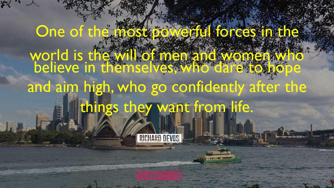 Aim High quotes by Richard DeVos