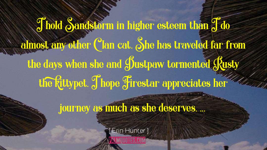 Aim Higher quotes by Erin Hunter