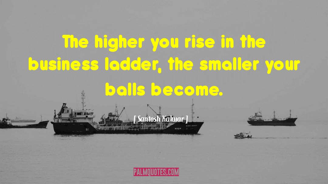 Aim Higher quotes by Santosh Kalwar