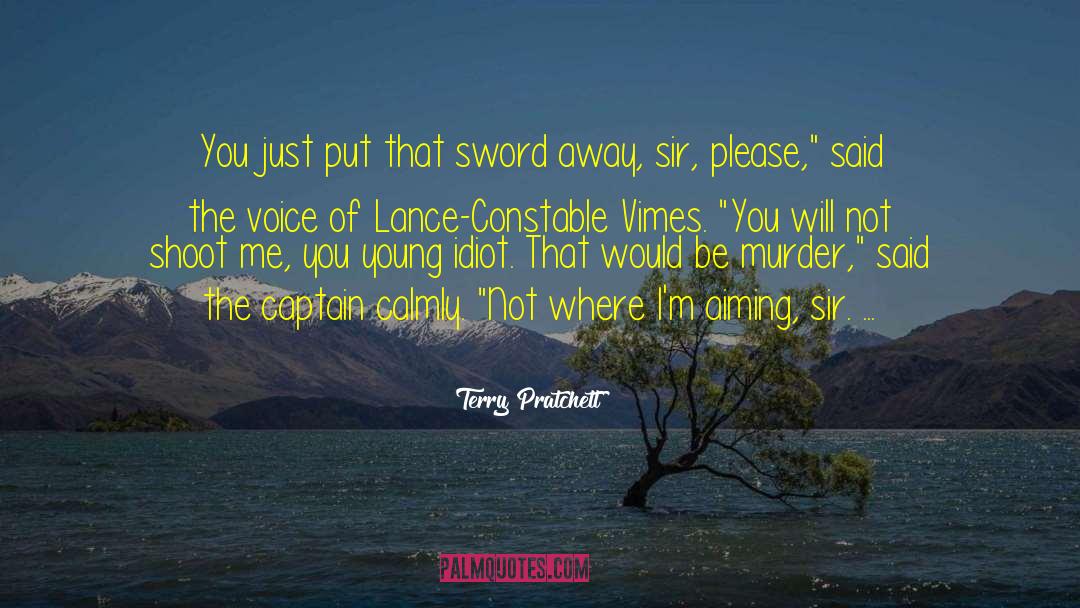 Aim Humor quotes by Terry Pratchett