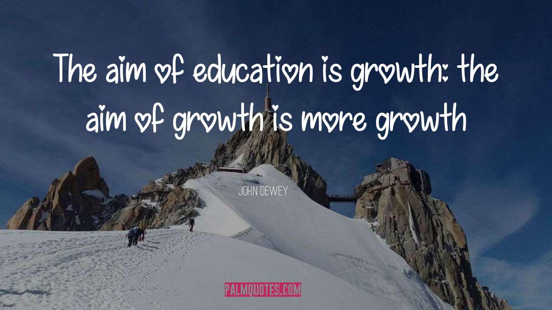 Aim Of Education quotes by John Dewey