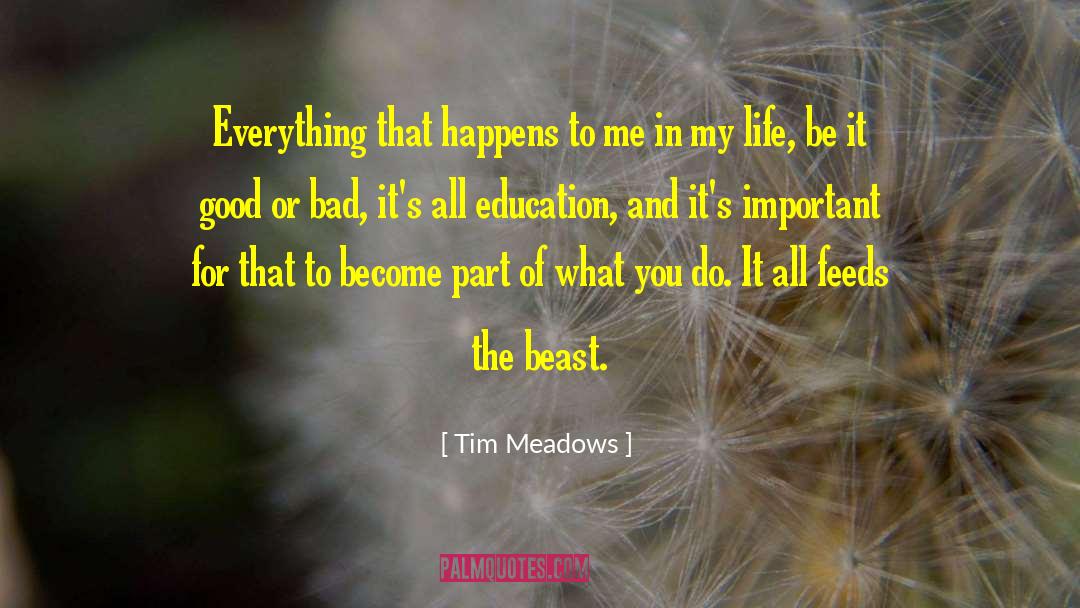 Aim Of Education quotes by Tim Meadows