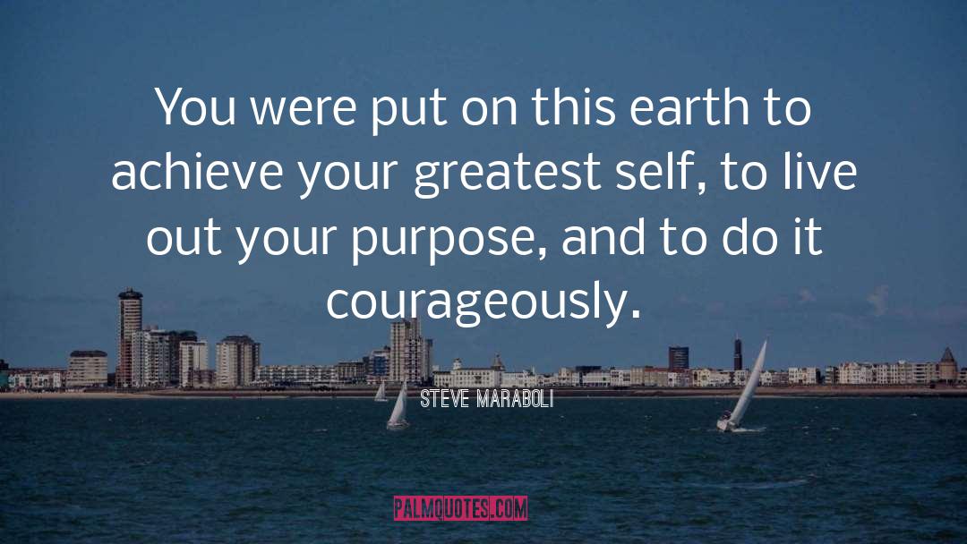 Aim Of Life quotes by Steve Maraboli