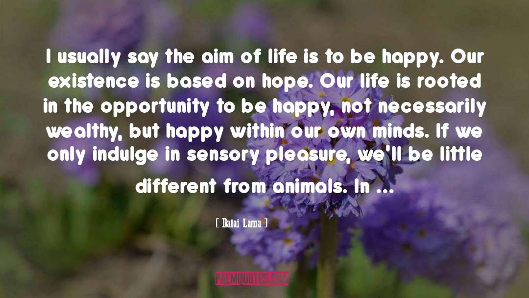 Aim Of Life quotes by Dalai Lama