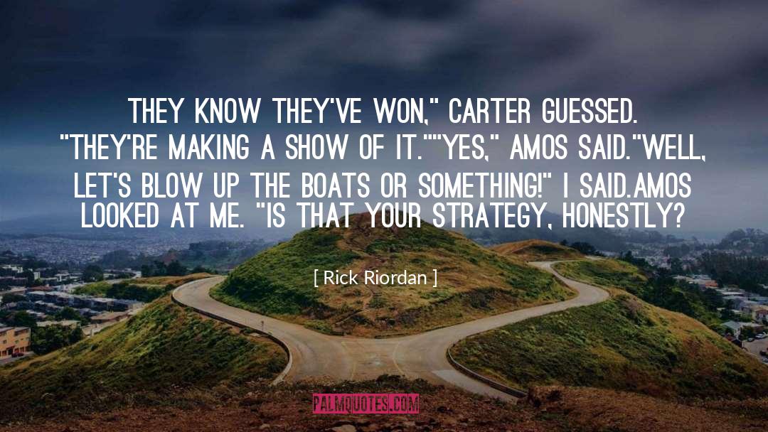 Aimee Carter quotes by Rick Riordan