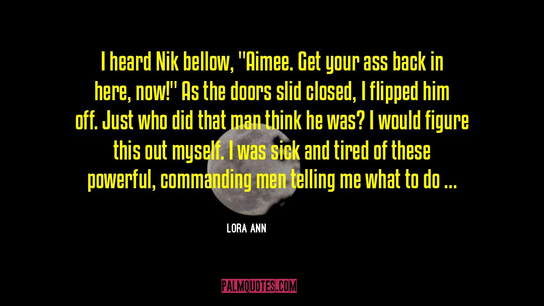 Aimee quotes by Lora Ann