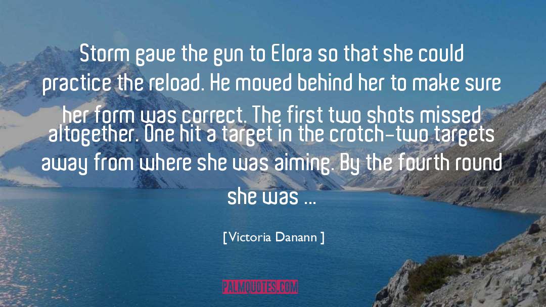 Aiming quotes by Victoria Danann