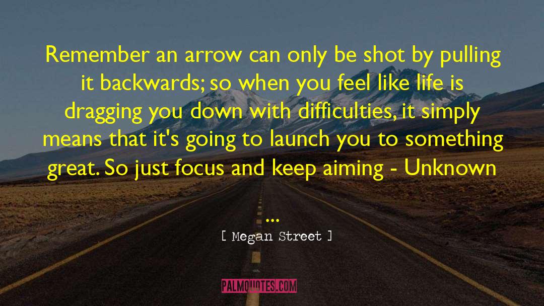 Aiming quotes by Megan Street