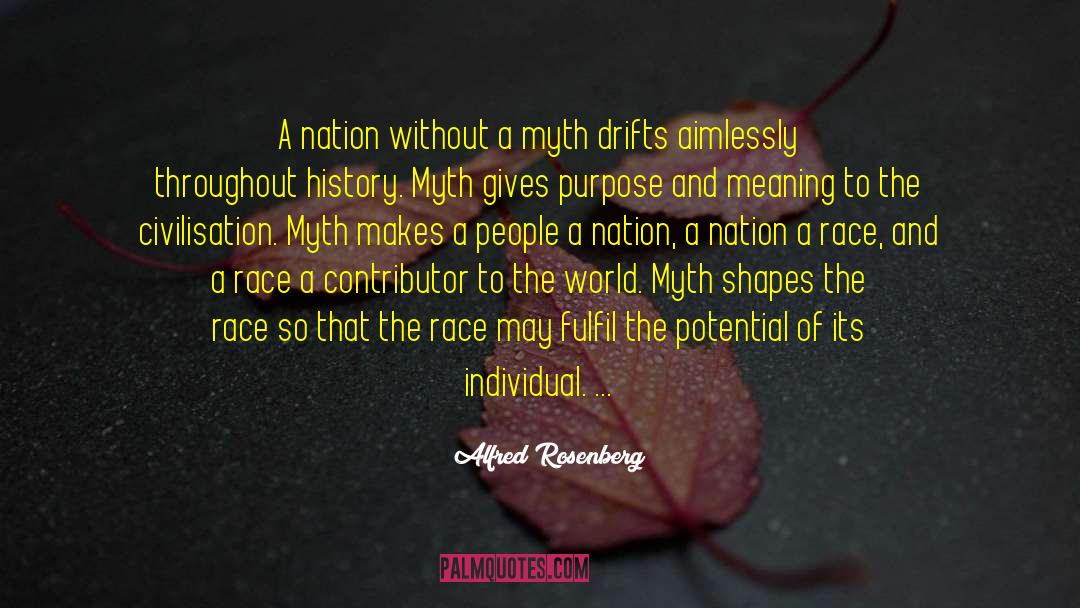 Aimlessly quotes by Alfred Rosenberg