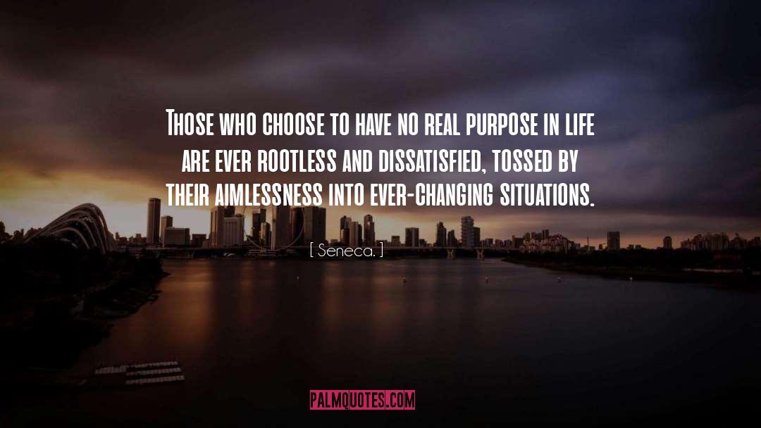 Aimlessness quotes by Seneca.