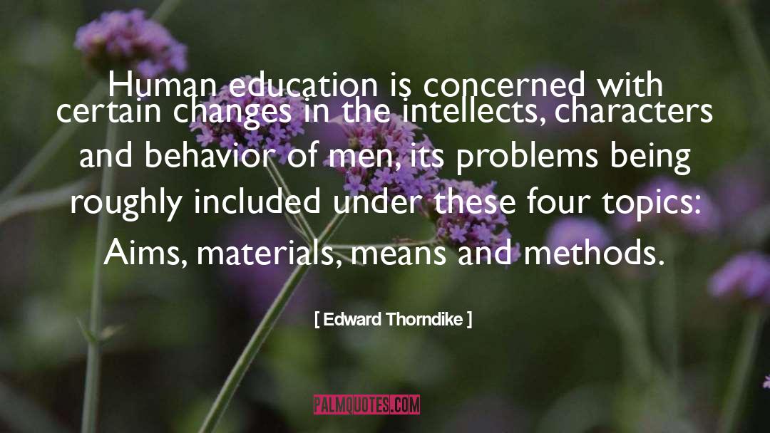 Aims quotes by Edward Thorndike