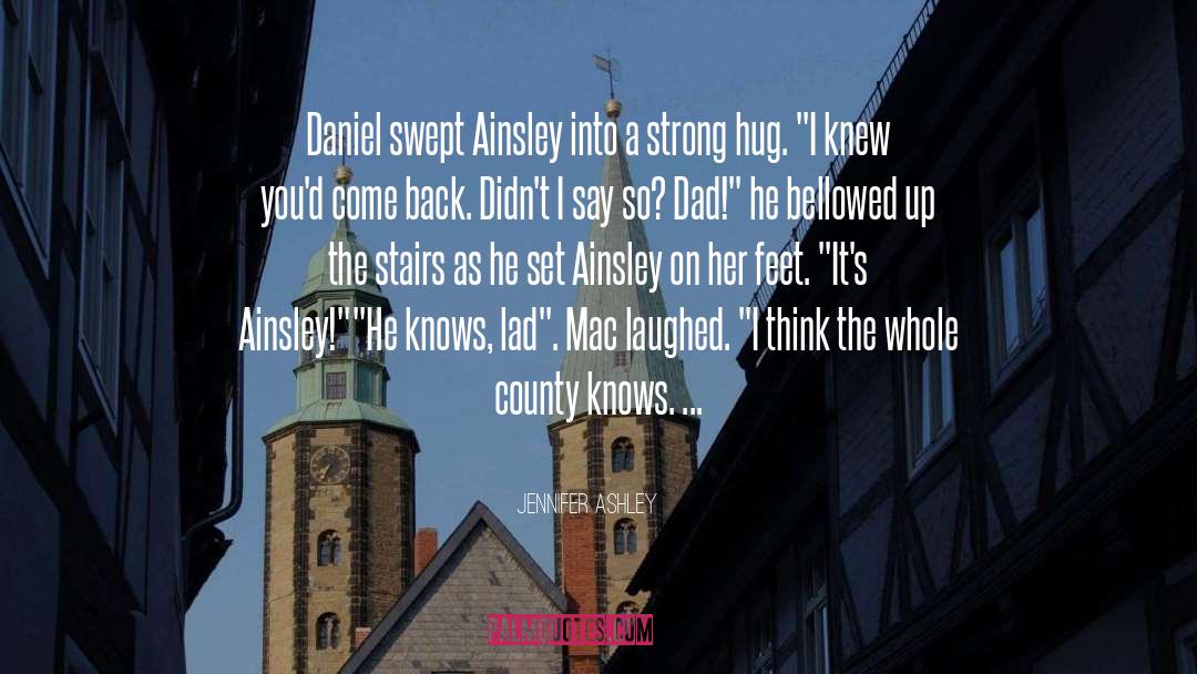 Ainsley quotes by Jennifer Ashley