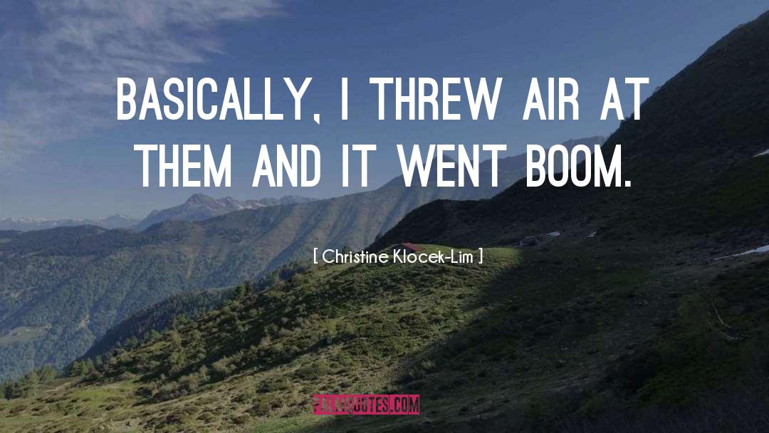 Air And Water quotes by Christine Klocek-Lim
