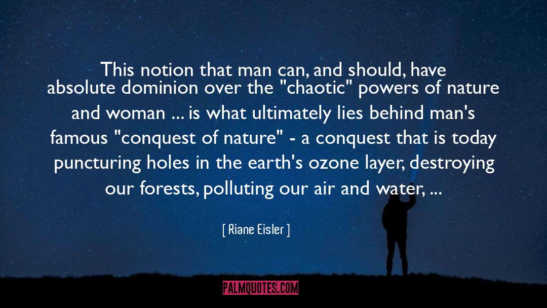 Air And Water quotes by Riane Eisler