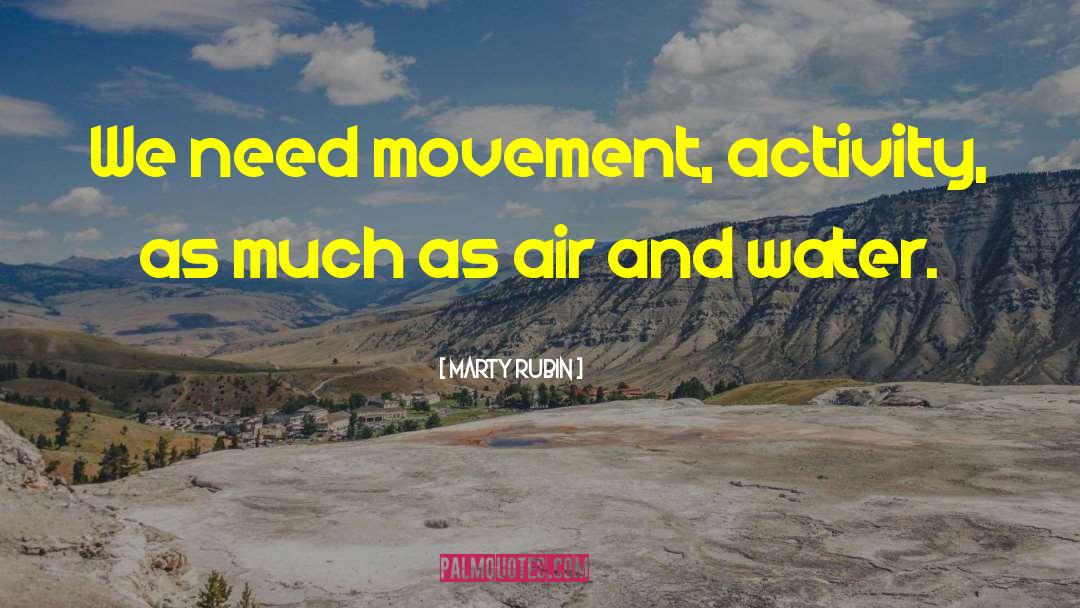 Air And Water quotes by Marty Rubin