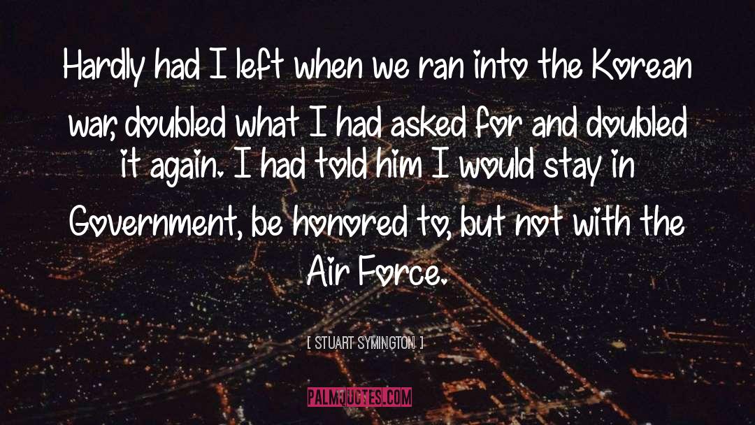 Air Force quotes by Stuart Symington