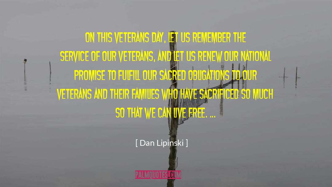 Air Force Veterans Day quotes by Dan Lipinski
