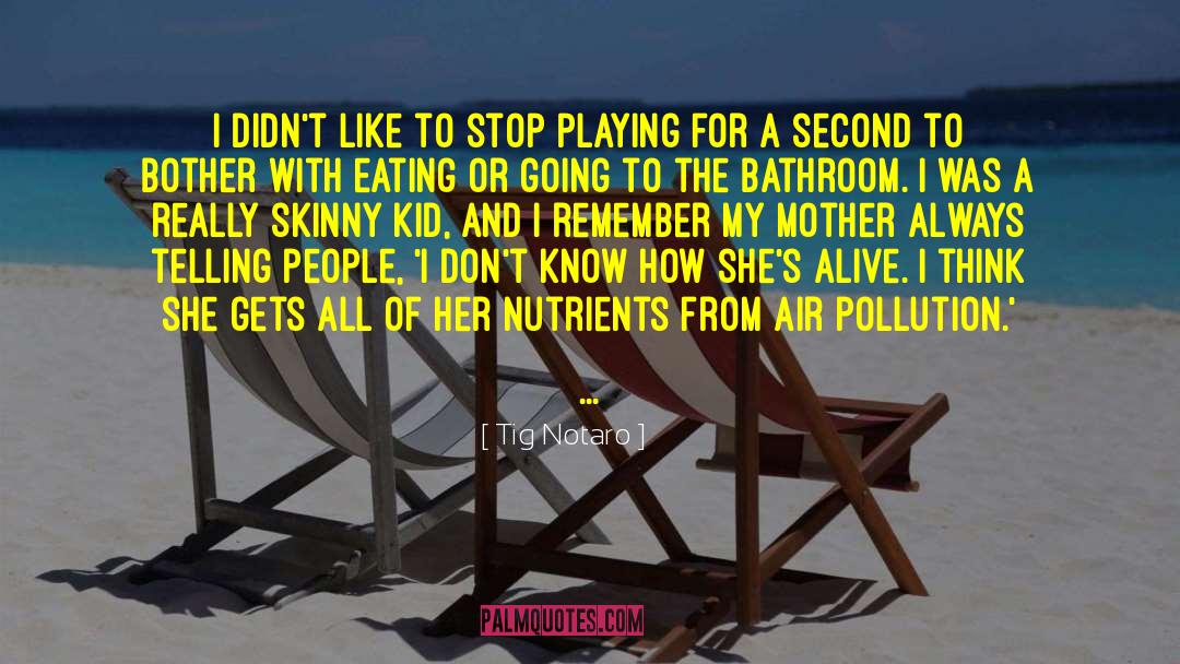 Air Pollution quotes by Tig Notaro