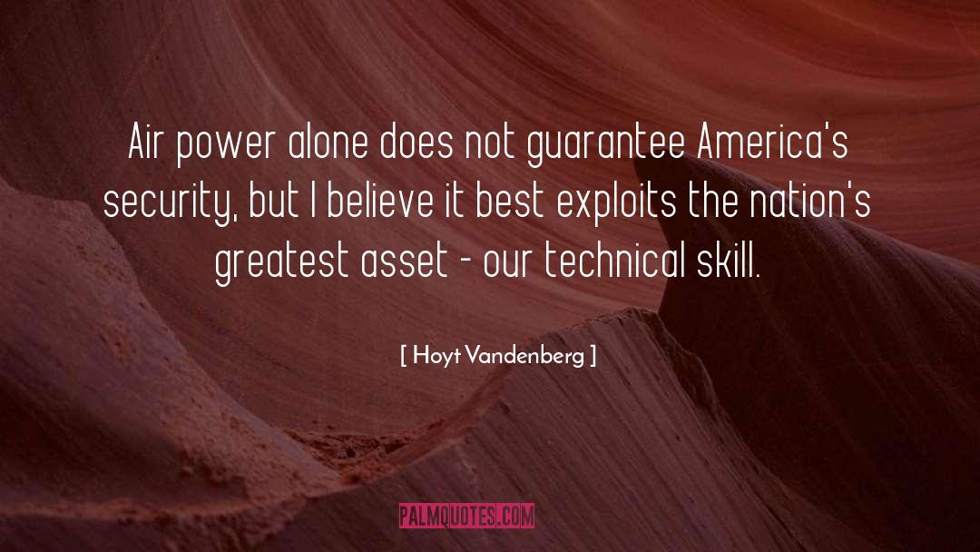Air Power quotes by Hoyt Vandenberg