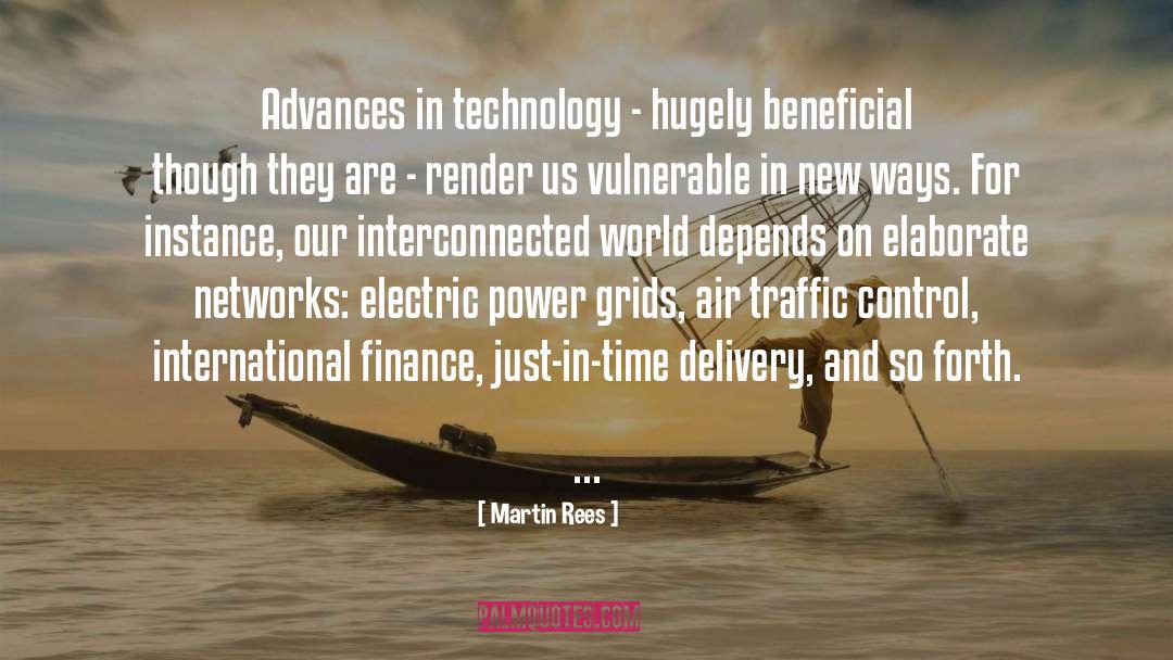 Air Traffic Control quotes by Martin Rees