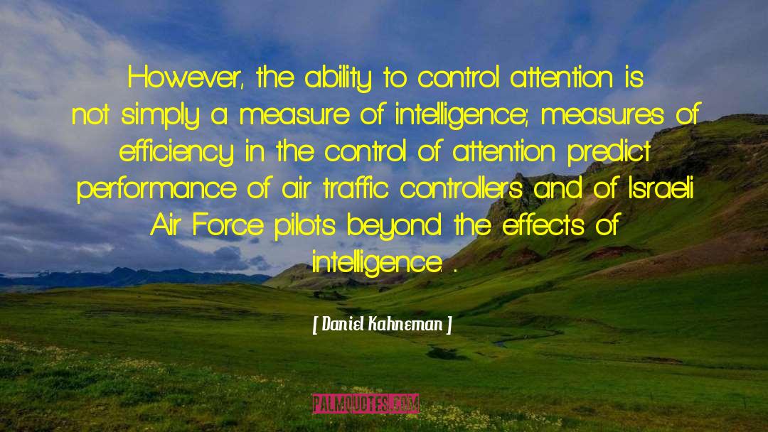 Air Traffic Controller quotes by Daniel Kahneman