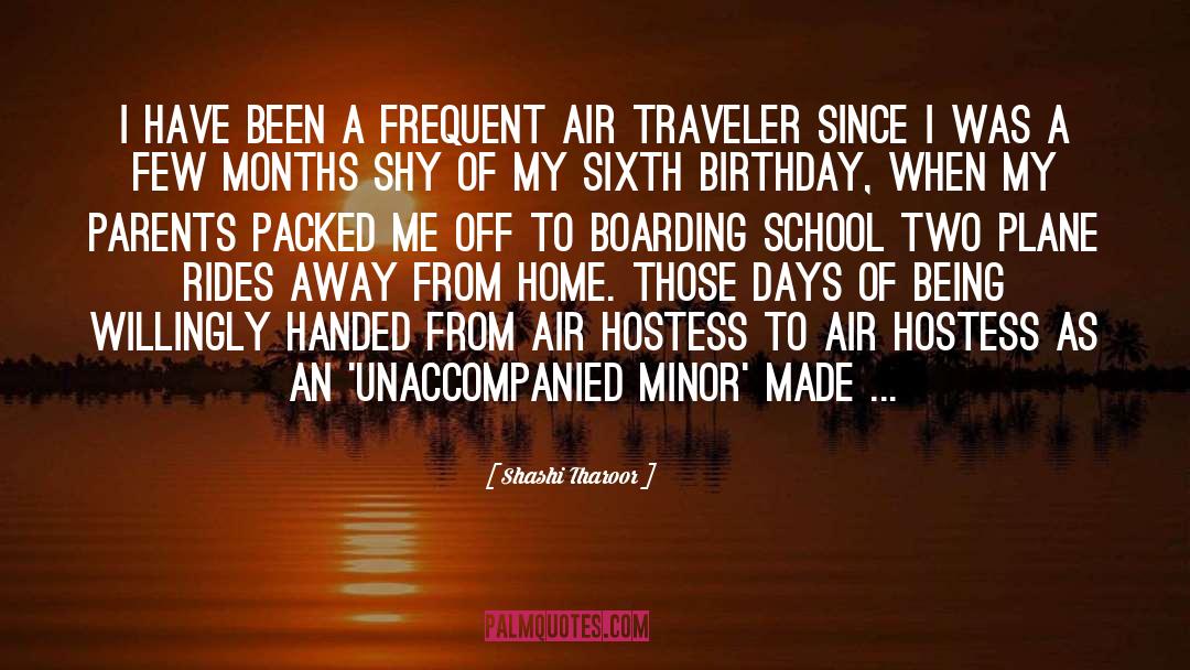 Air Travel quotes by Shashi Tharoor