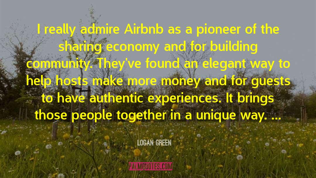 Airbnb quotes by Logan Green