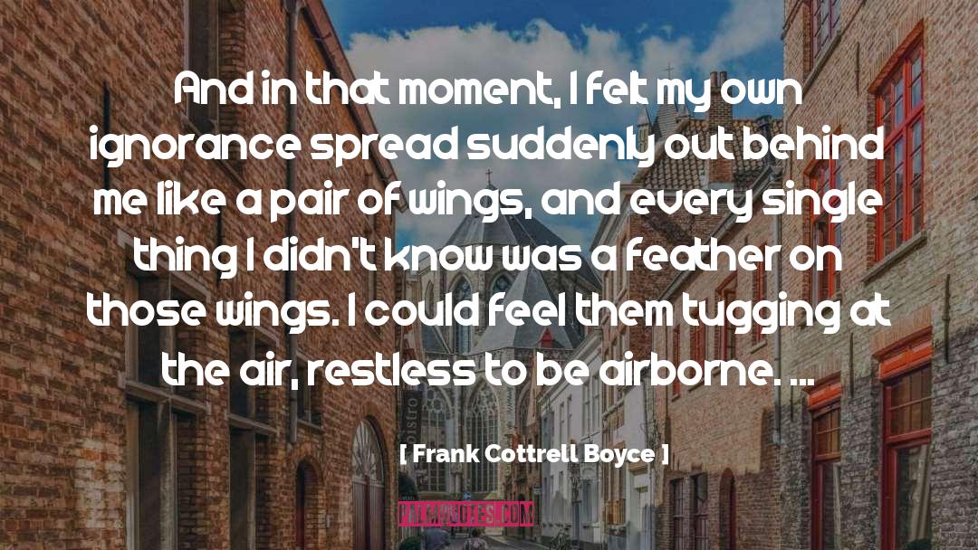 Airborne quotes by Frank Cottrell Boyce