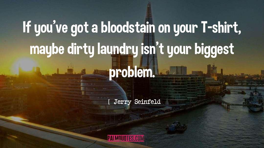 Airing Dirty Laundry quotes by Jerry Seinfeld