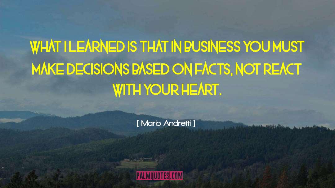 Airline Business quotes by Mario Andretti