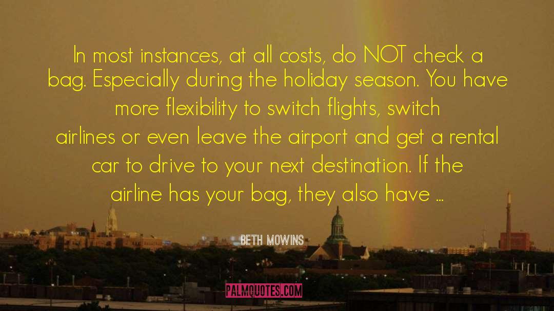 Airline Industry quotes by Beth Mowins