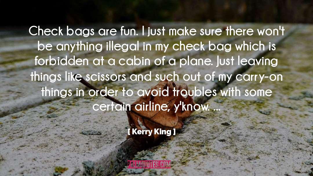 Airline quotes by Kerry King