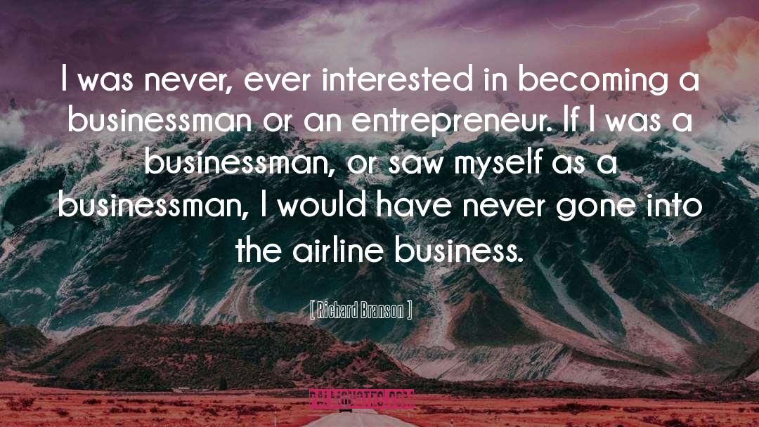 Airline quotes by Richard Branson
