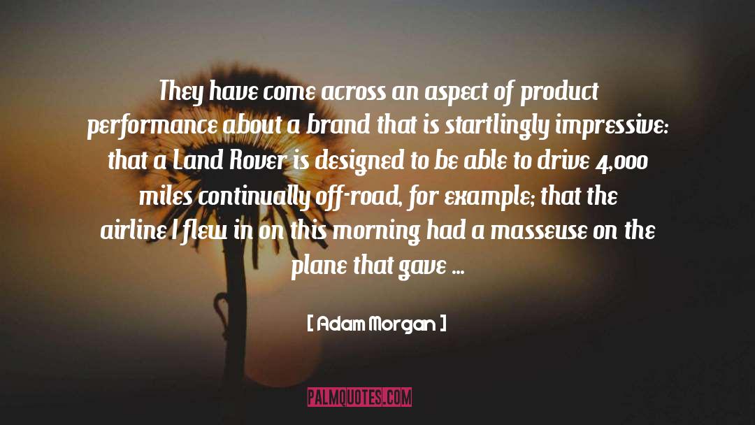 Airline quotes by Adam Morgan
