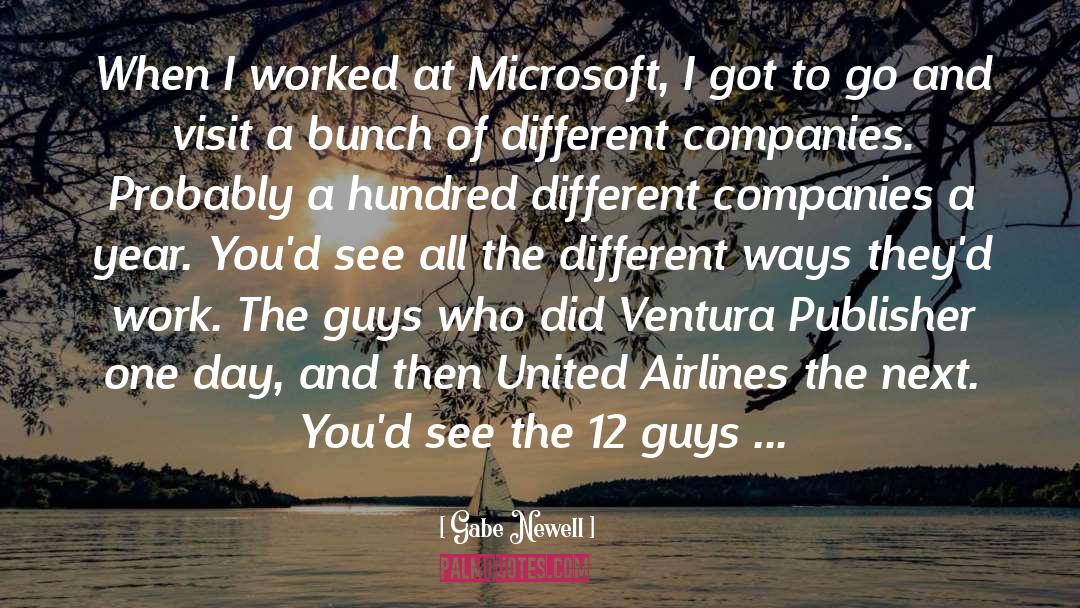 Airline quotes by Gabe Newell