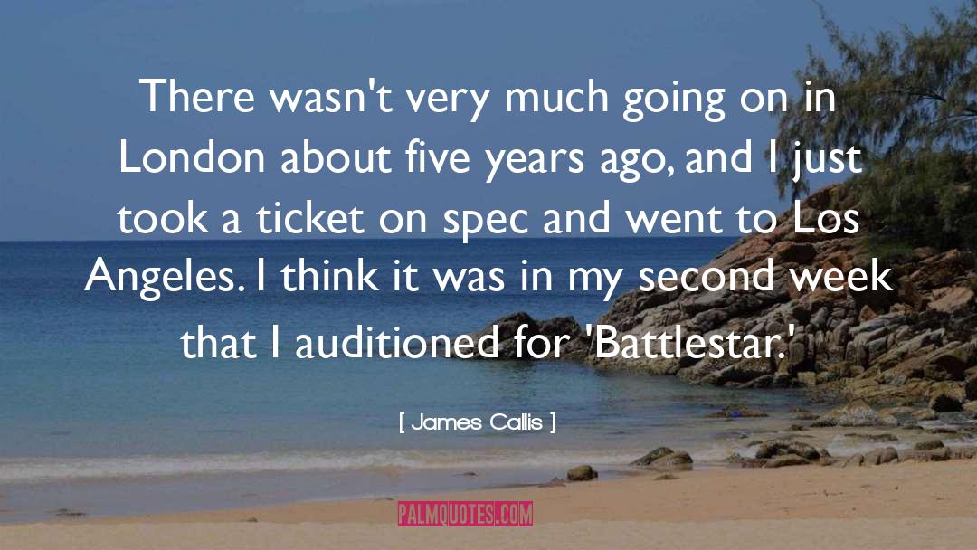 Airline Ticket quotes by James Callis