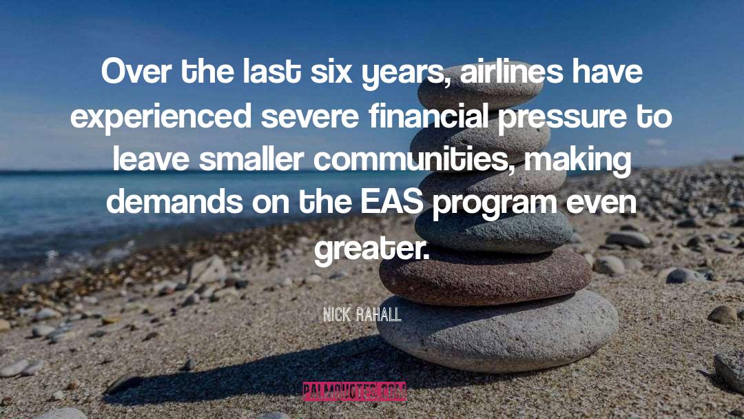 Airlines quotes by Nick Rahall