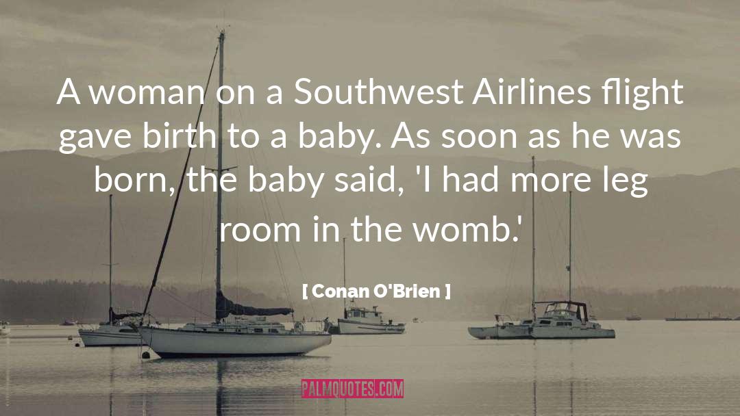 Airlines quotes by Conan O'Brien