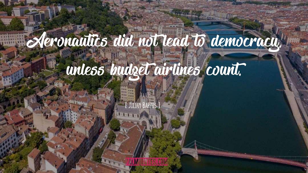 Airlines quotes by Julian Barnes