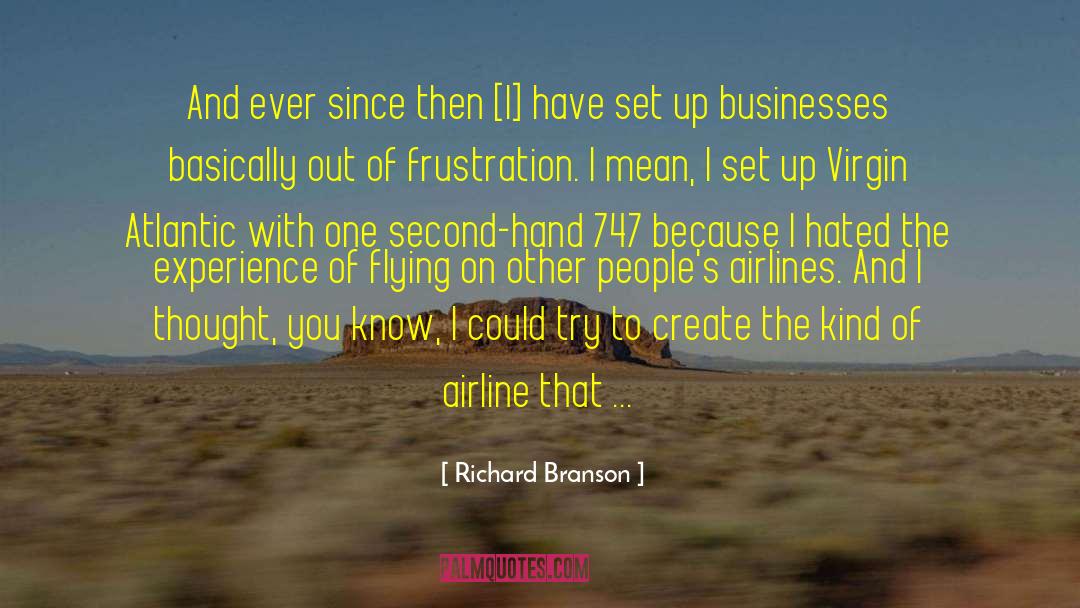 Airlines quotes by Richard Branson